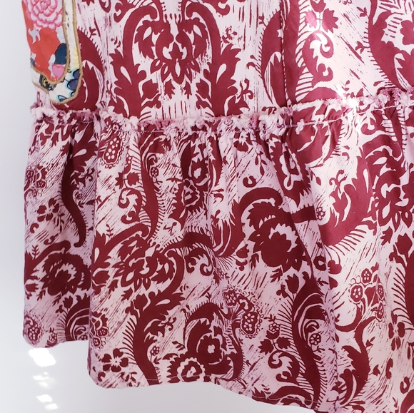 Vintage Inner Child Floral Print Midi Skirt - Picture 6 of 14